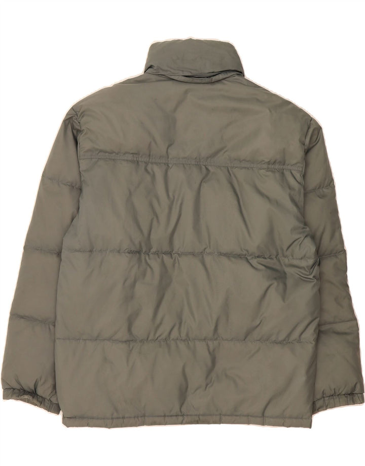 KAPPA Mens Padded Jacket UK 38 Medium Grey Nylon Vintage Kappa and Second-Hand Kappa from Messina Hembry 