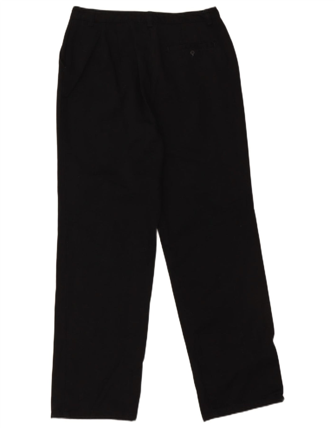 EDDIE BAUER Damen gerade Chinohose EU 40 Medium W30 L30 Schwarz