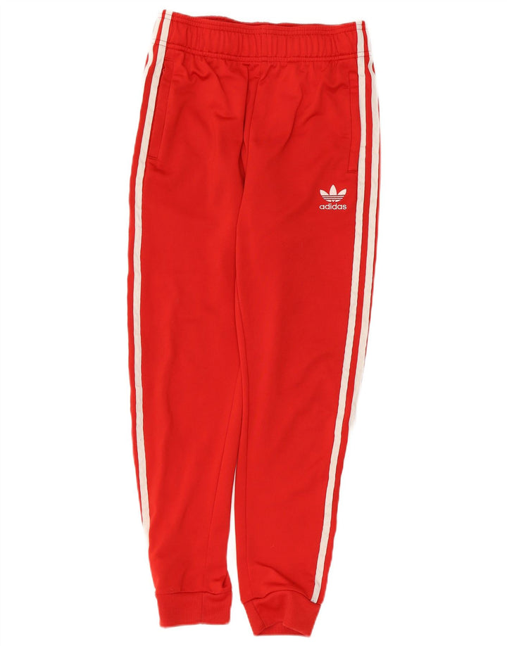 Adidas Trainingshose für Jungen, Jogger, 11–12 Jahre, rotes Polyester
