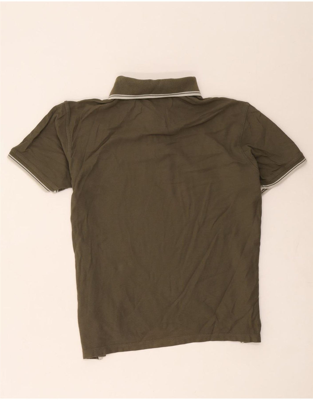 Avirex Herren-Poloshirt, groß, Khaki, gestreift, Baumwolle