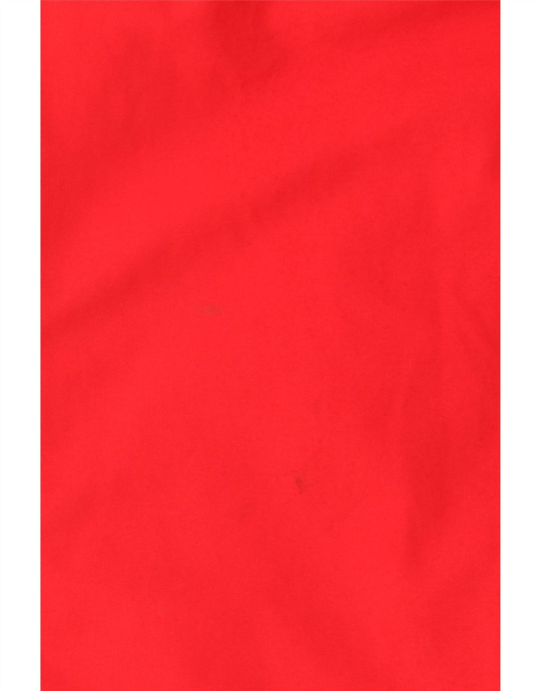Adidas Herren-Regenjacke mit Kapuze, UK 42/44, großes rotes Colourblock-Polyester