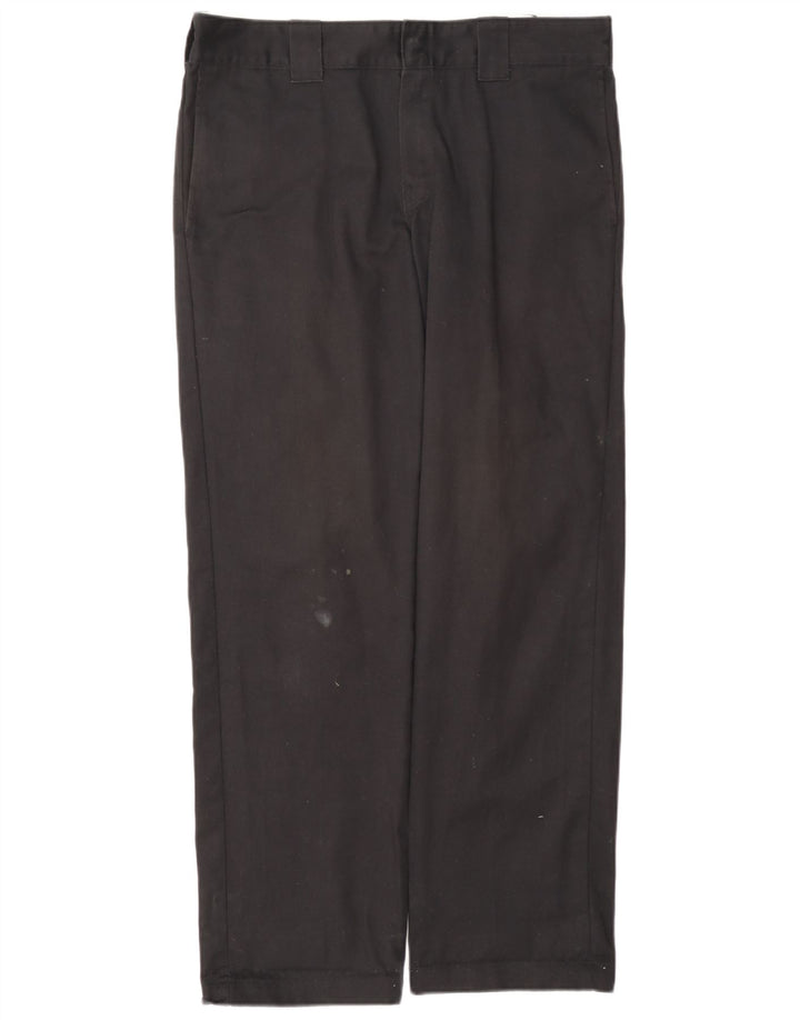 Dickies Slim Straight Chino-Hose für Herren, W32, L32, schwarzes Polyester