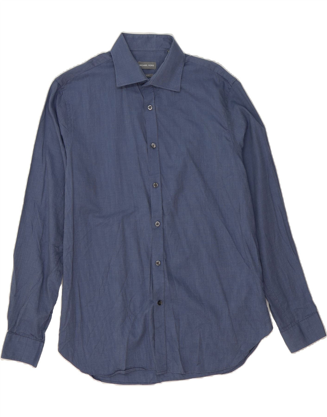 MICHAEL KORS Mens Slim Fit Shirt Size 16 1/2 Large Blue Vintage Michael Kors and Second-Hand Michael Kors from Messina Hembry 