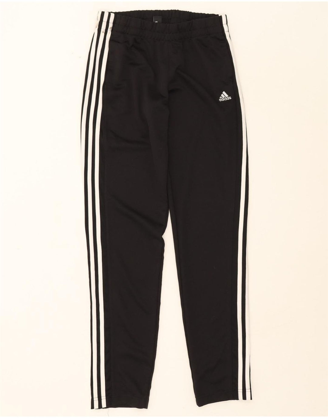 ADIDAS Womens Climalite Tracksuit Trousers UK 12/14 Medium Black Polyester Vintage Adidas and Second-Hand Adidas from Messina Hembry 
