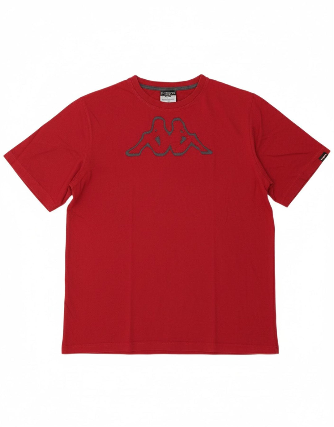 KAPPA Mens Graphic T-Shirt Top Large Red Cotton