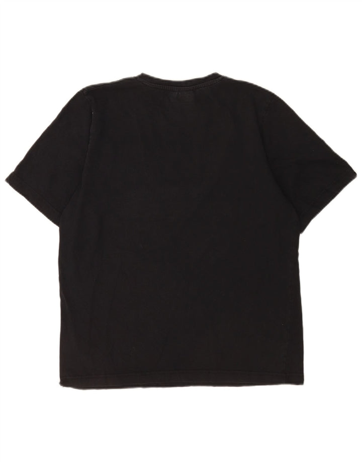 Kappa Herren Graphic T-Shirt Top Small Schwarz