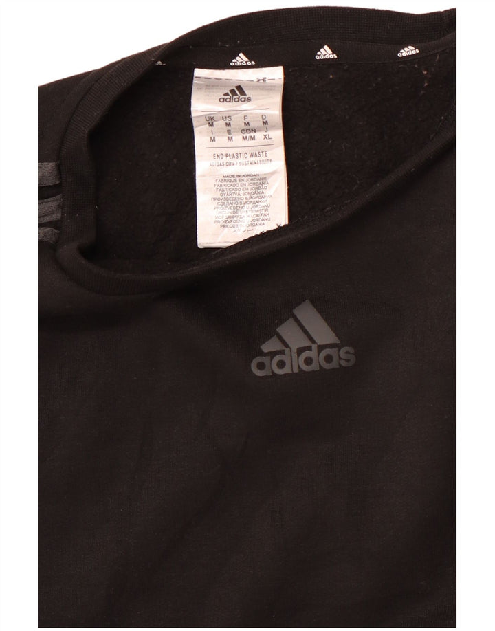 ADIDAS Herren Sweatshirt Pullover Medium Schwarz Polyester