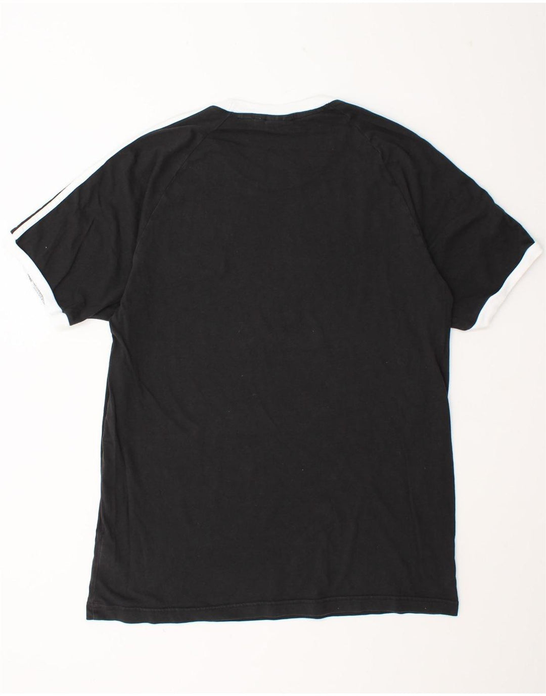 Adidas Herren T-Shirt Top Large Schwarz Baumwolle