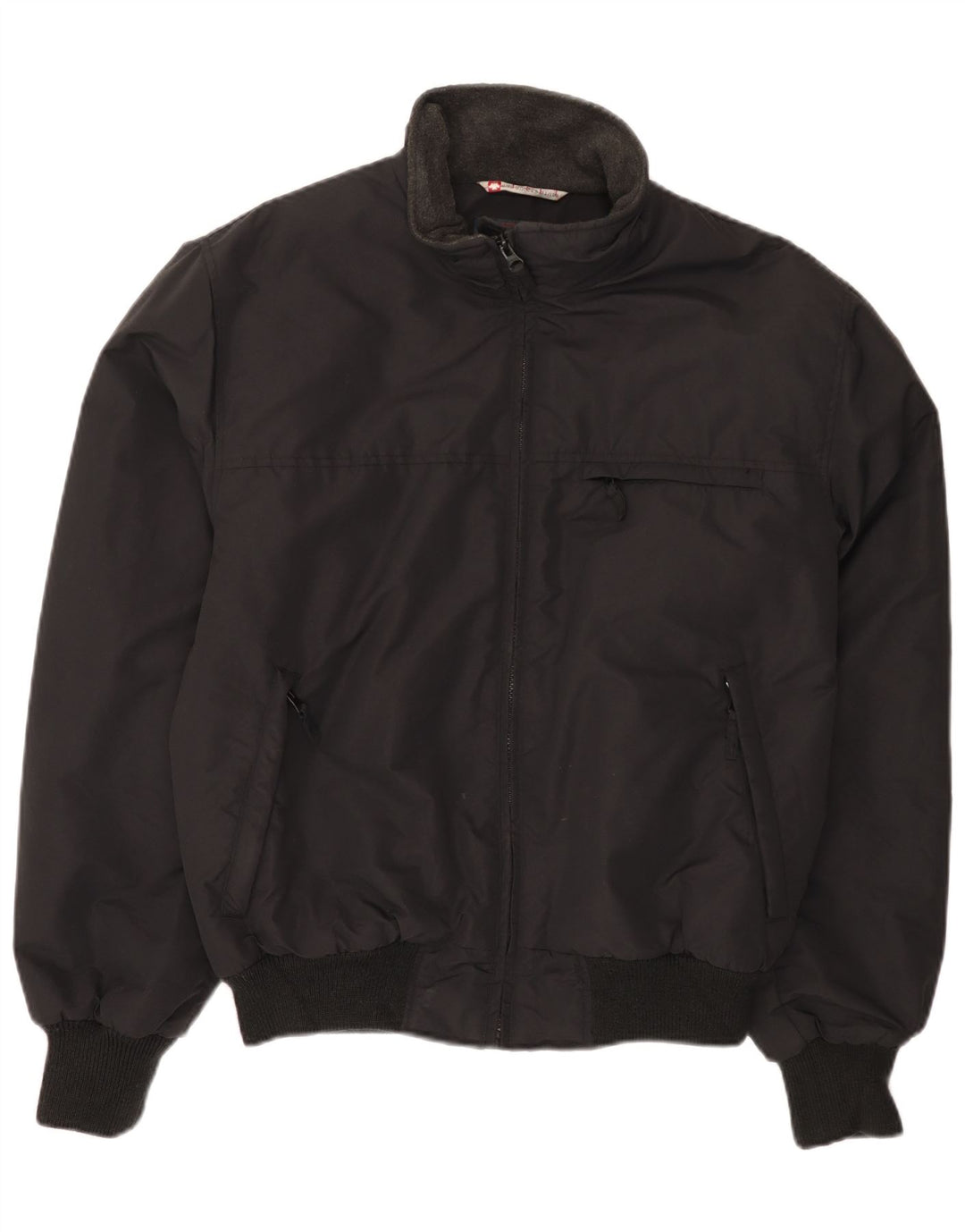 Canadiens Herren Bomberjacke UK 42 XL Schwarz Nylon