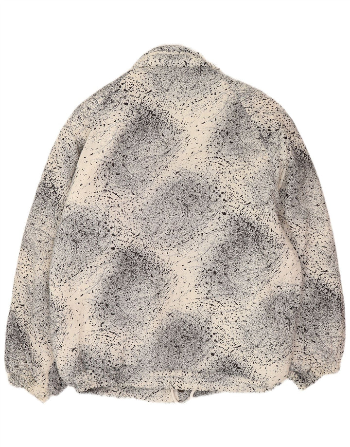 BRUGI Herren Loose Fit Windjacke UK 32 2XS Off White Flecked