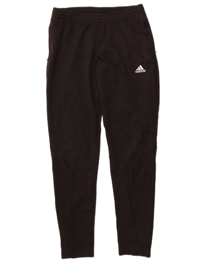 Adidas Damen Climalite Joggers Trainingshose UK 12/14 Medium Schwarz