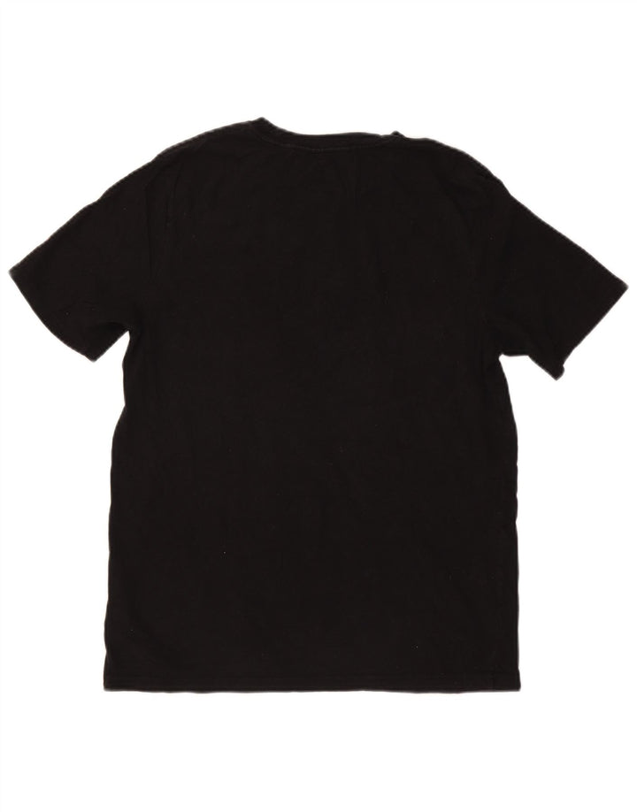 PUMA Herren Grafik T-Shirt Top Medium Schwarz Baumwolle