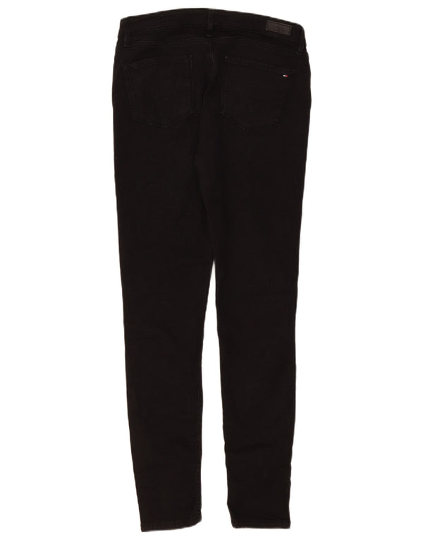 Tommy Hilfiger Damen Como RW Skinny Jeans W29 L29 Schwarz Baumwolle