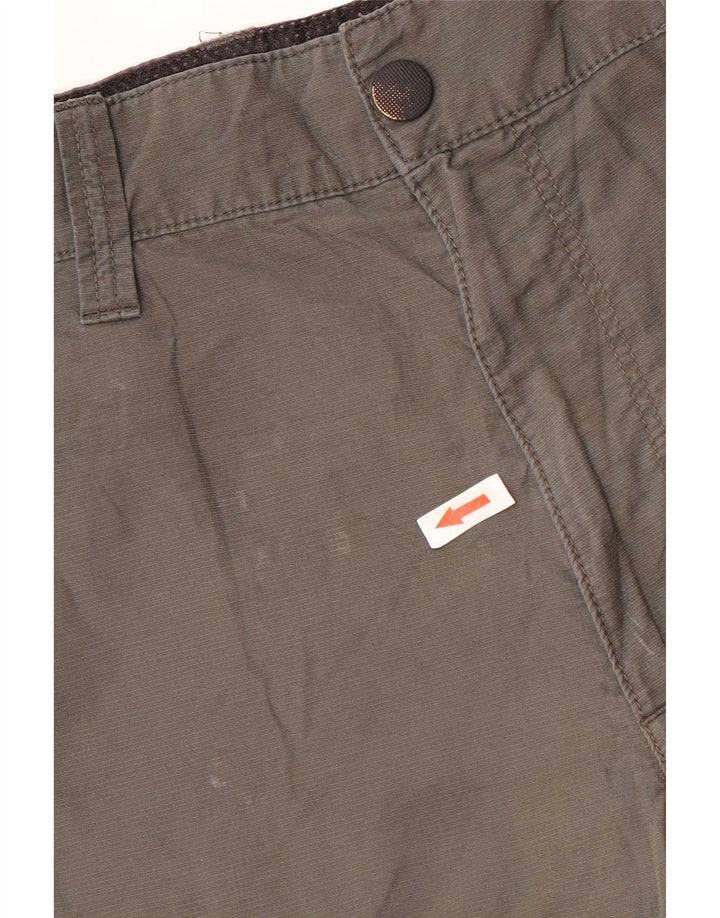 Marks & Spencer Herren Cargoshorts W34 Large Khaki Baumwolle