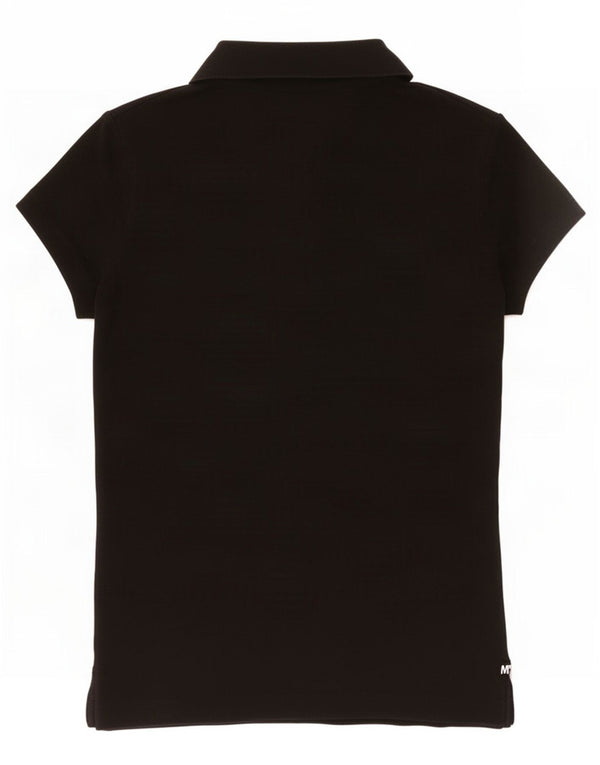 Tommy Hilfiger Damen Slim Fit Poloshirt UK 6 XS Schwarz