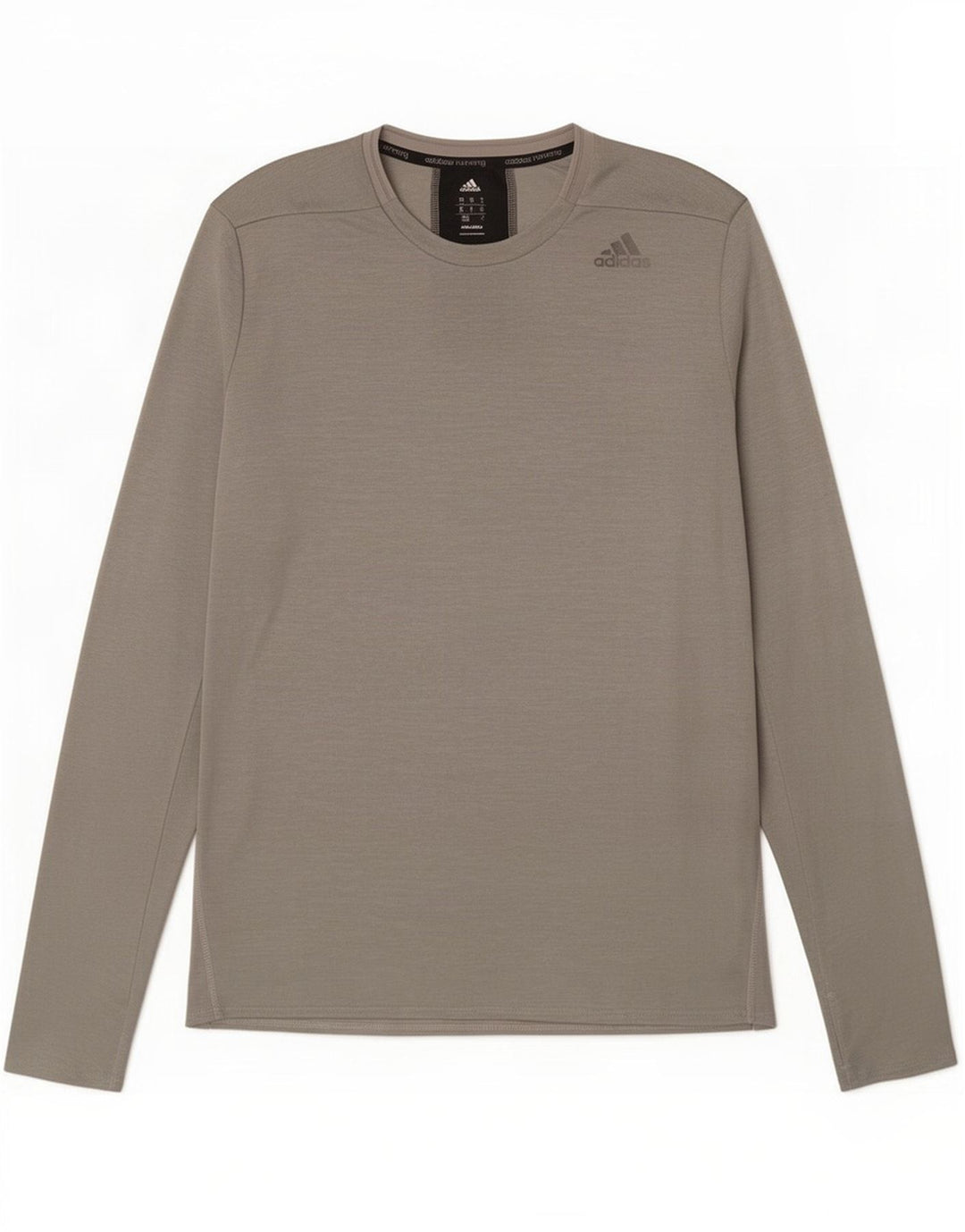 Adidas Herren Supernova Top Langarm Mittelgrau meliert