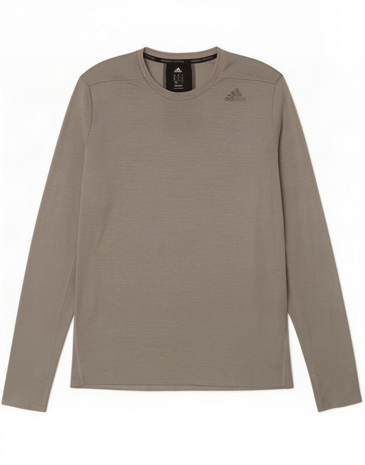 Adidas Herren Supernova Top Langarm Mittelgrau meliert