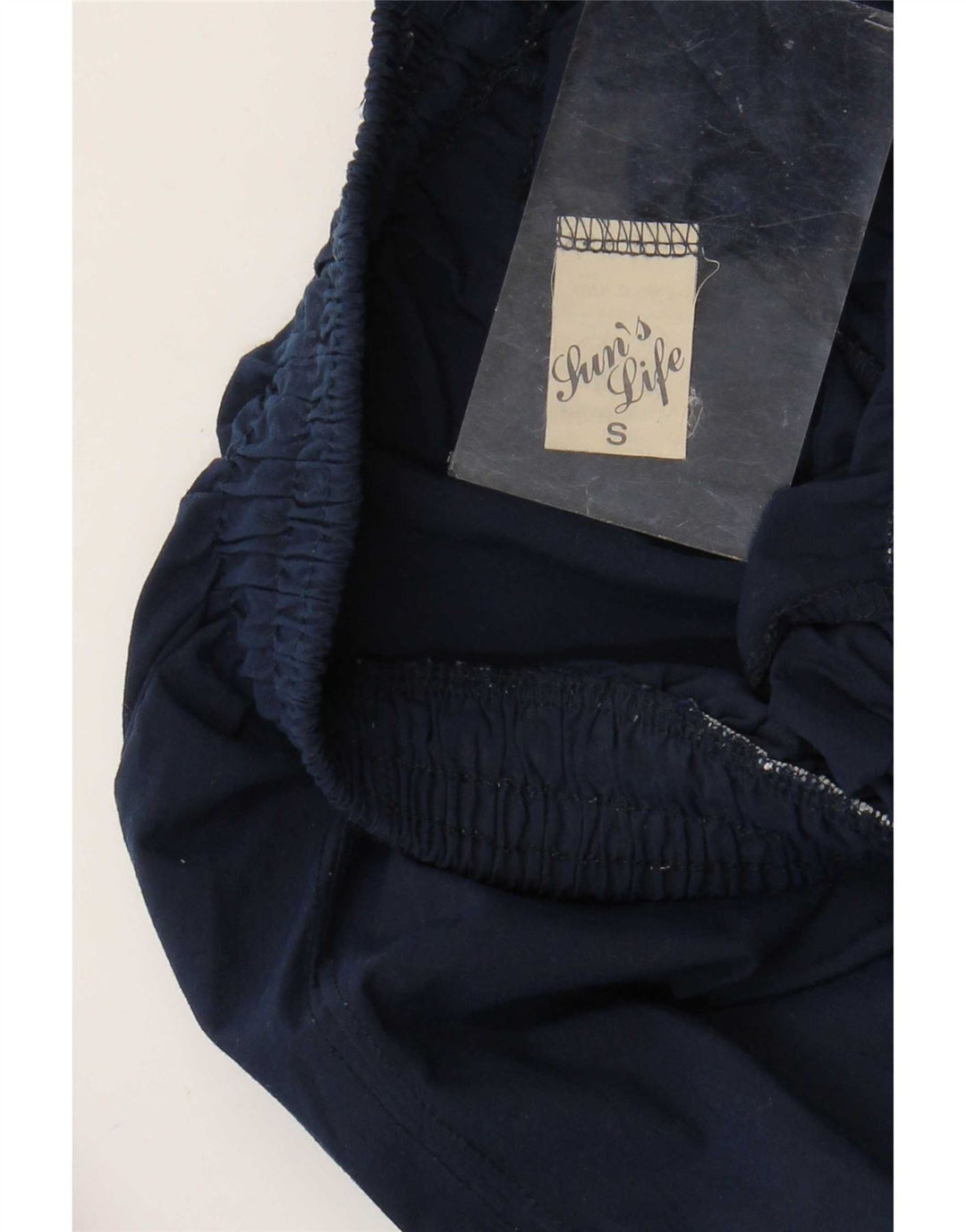Vintage Damen-Trainingsanzug, UK 10, Größe S, marineblau, geometrisch, Polyamid