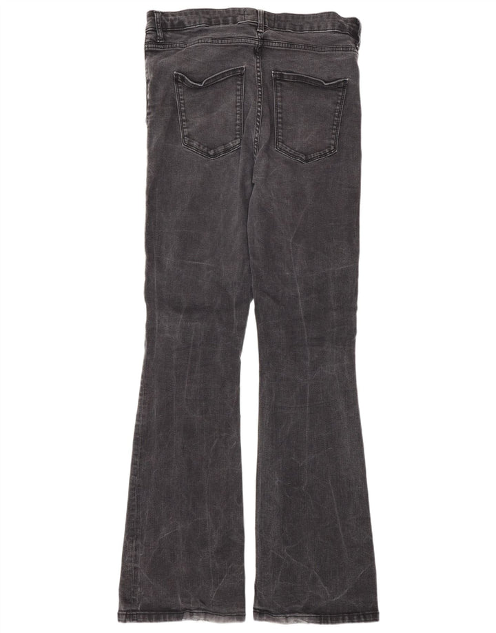Zara Damen Schlagjeans EU 44 XL W34 L34 Grau