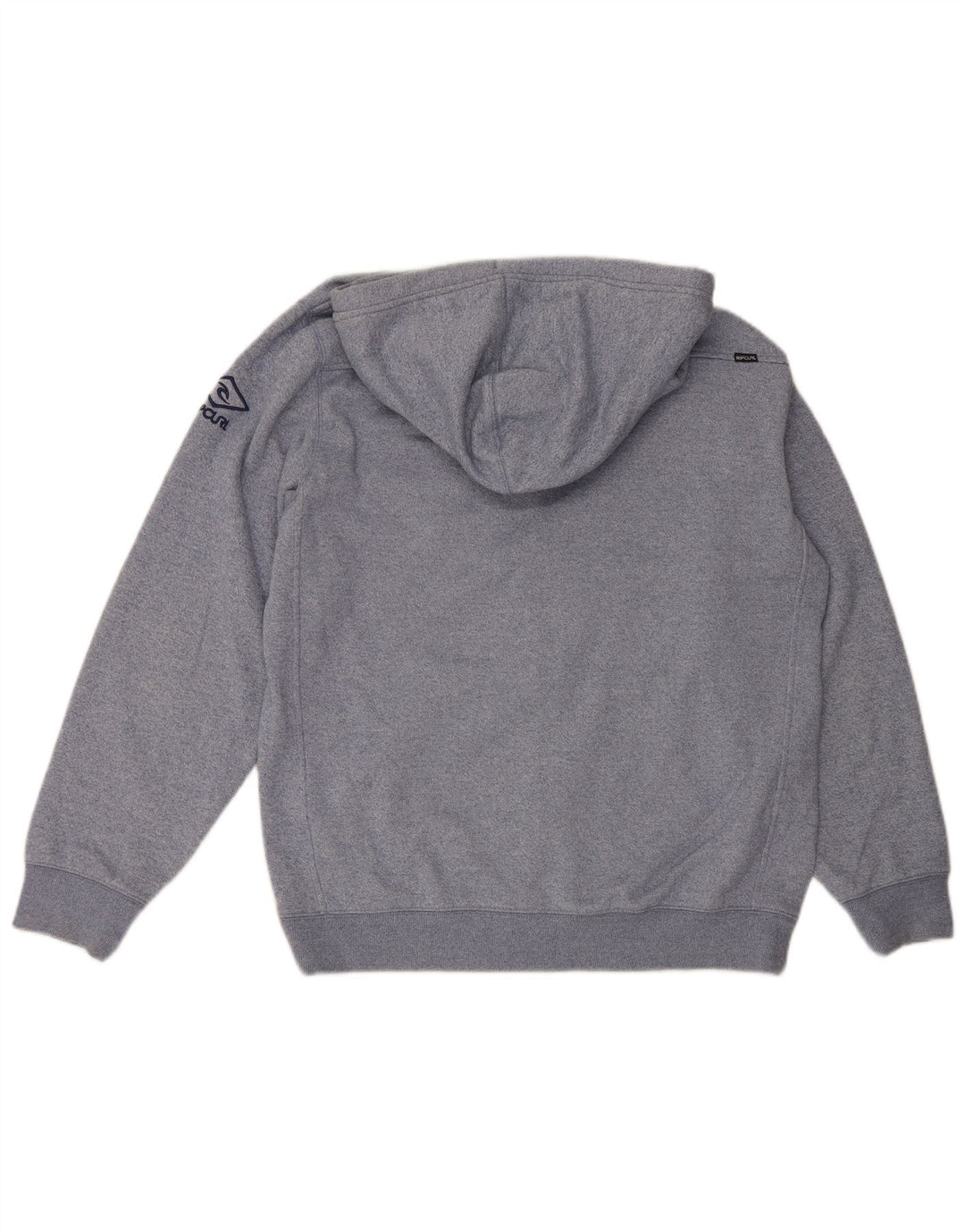 Rip Curl Herren-Kapuzenpullover mit Reißverschluss, groß, aus blauer Baumwolle