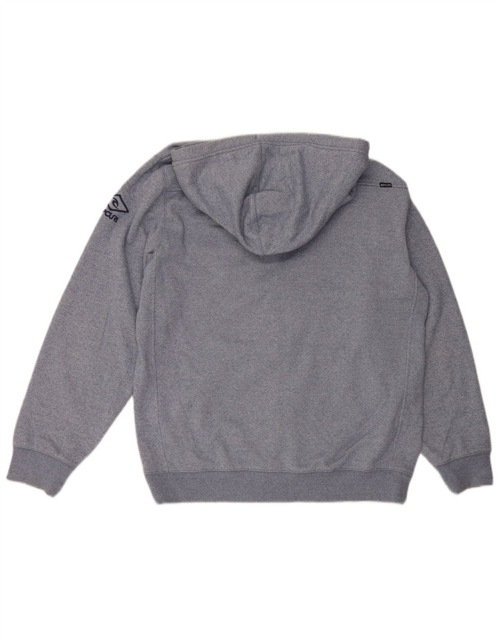 Rip Curl Herren-Kapuzenpullover mit Reißverschluss, groß, aus blauer Baumwolle