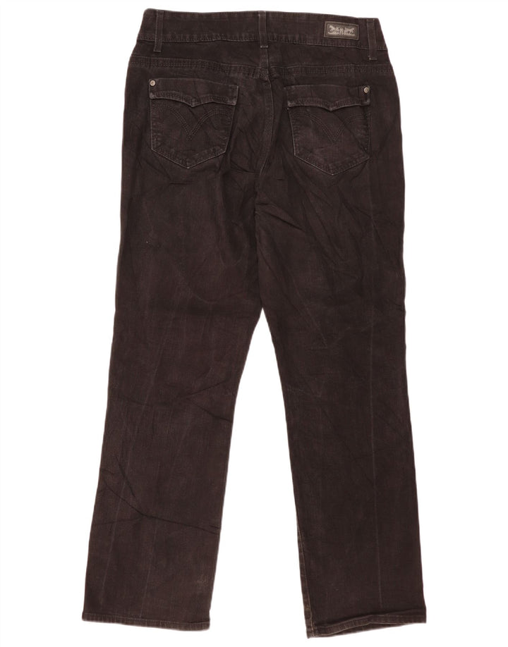 Levi's Damen Straight Jeans US 14 Large W32 L30 Schwarz