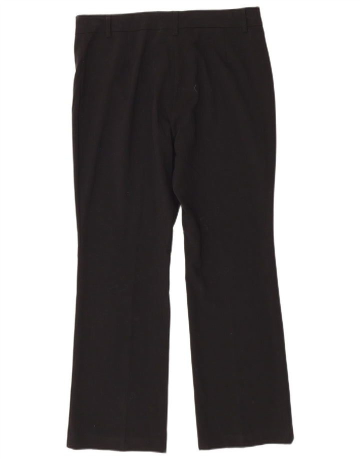 Marks & Spencer Damen Bootcut Freizeithose UK 12 Medium W32 L28 Schwarz