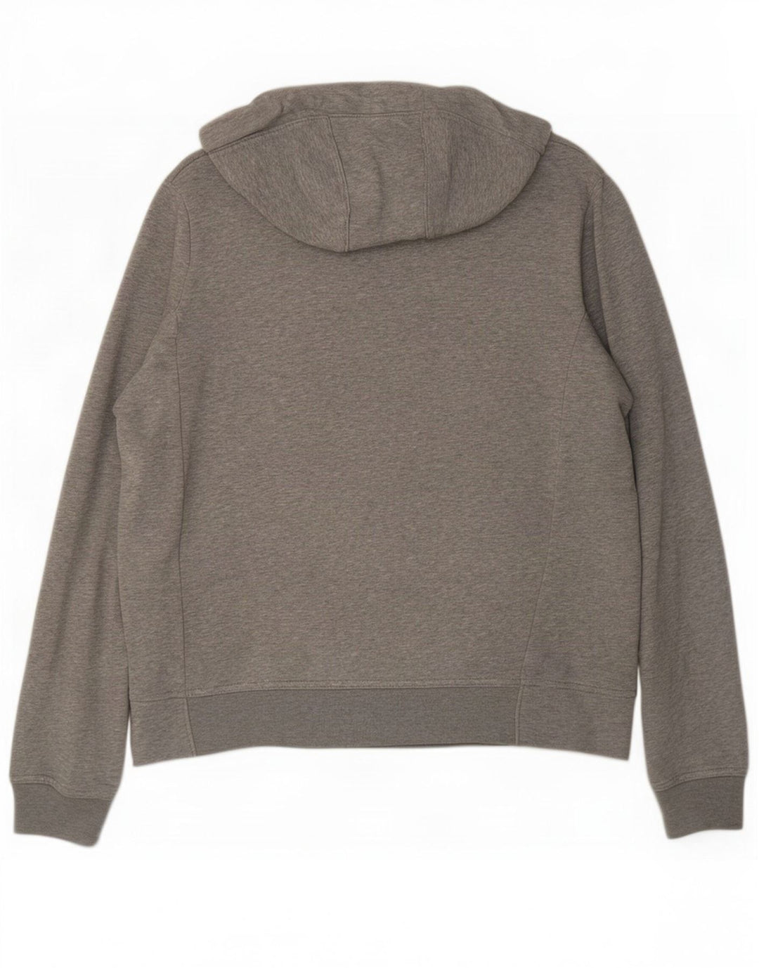 Nike Herren-Kapuzenpullover mit Reißverschluss, mittelgrau gefleckte Baumwolle