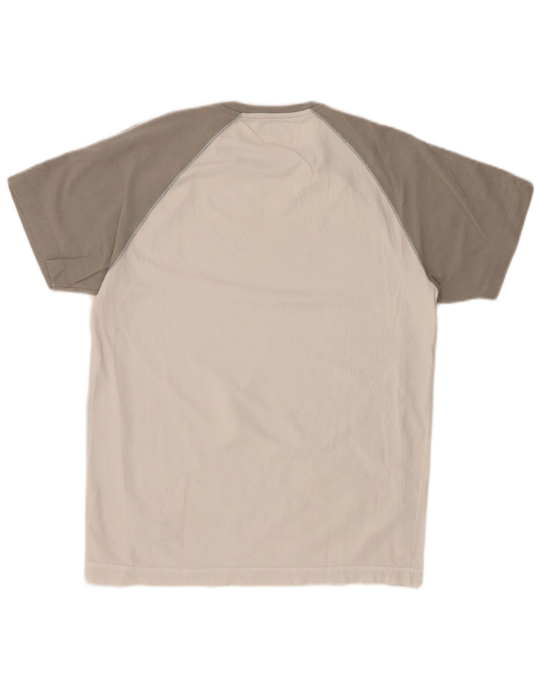 CHAMPION Damen T-Shirt Top UK 14 Large Weiß Colourblock