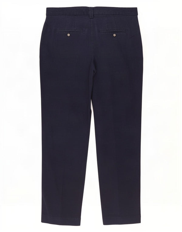 Marks & Spencer Damen Chinohose UK 10 Small W27 L27 Marineblau