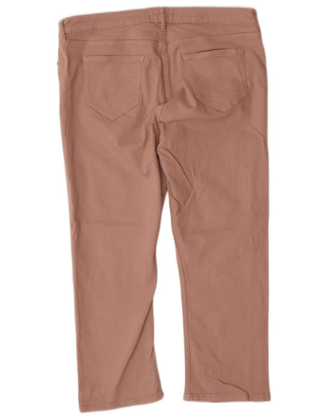 FAT FACE Damen-Cropped-Jeans UK 16 Large W34 L23 Rosa Baumwolle