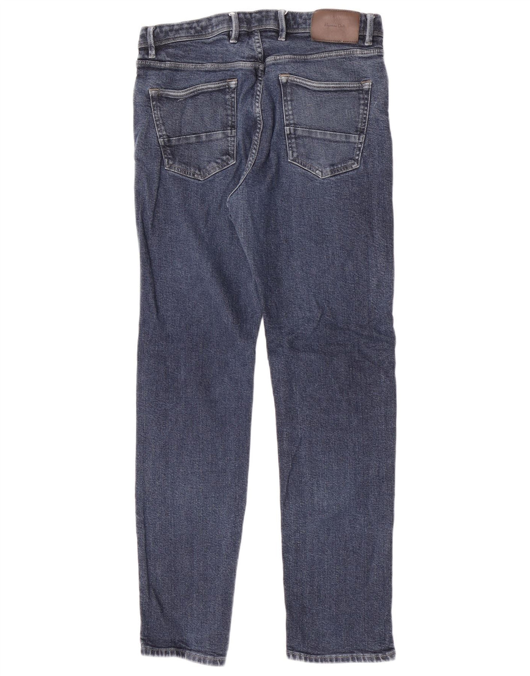 Massimo Dutti Herren Slim Jeans W31 L29 Blaue Baumwolle