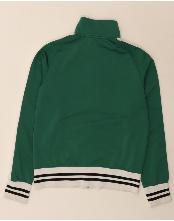 Converse Damen-Trainingsanzug-Top-Jacke, UK 14, Mittelgrün, Farbblock