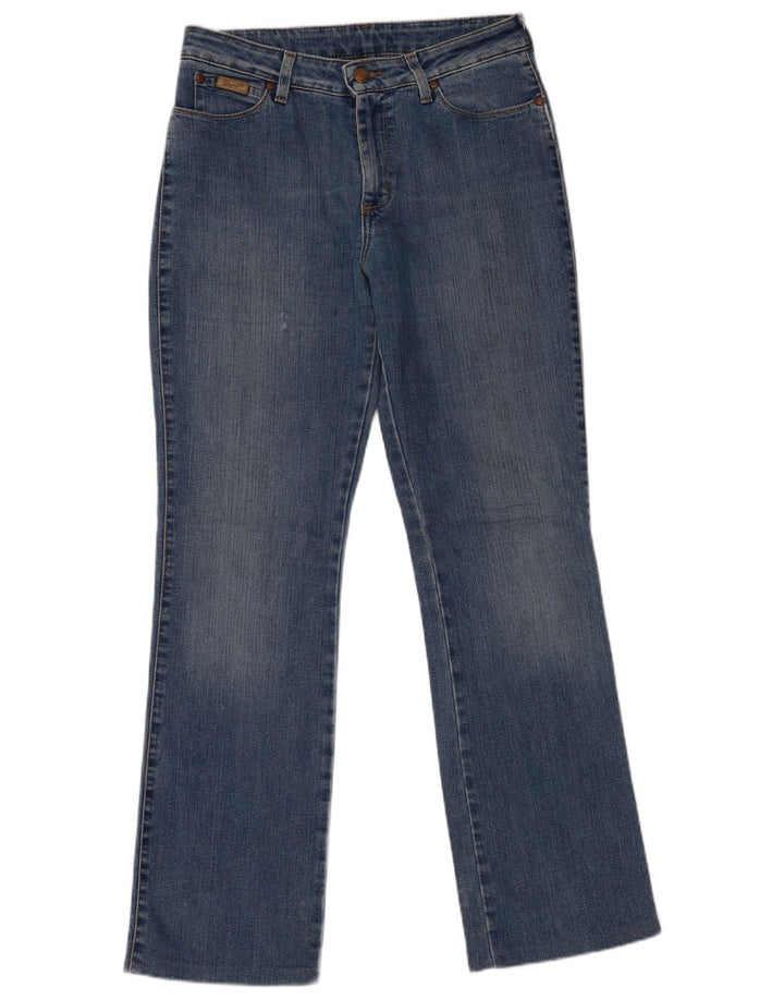 WRANGLER Damen Bootcut Jeans W30 L30 Blaue Baumwolle