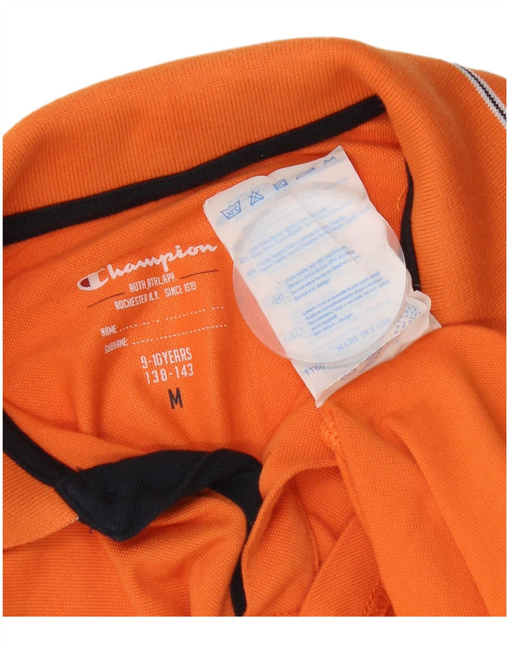 Champion Poloshirt für Jungen, 9–10 Jahre, Orange, Baumwolle