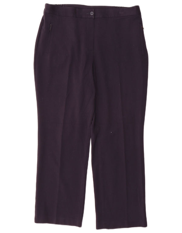 Marks & Spencer Damen Freizeithose UK 16 Large W34 L28 Marineblau