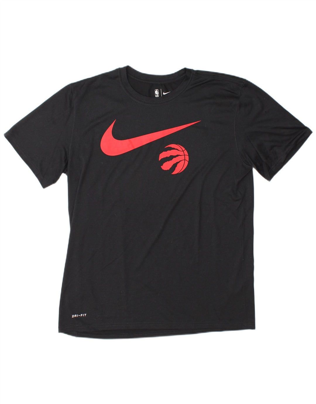 Nike Herren Dri Fit Graphic T-Shirt Top Large Schwarz Polyester