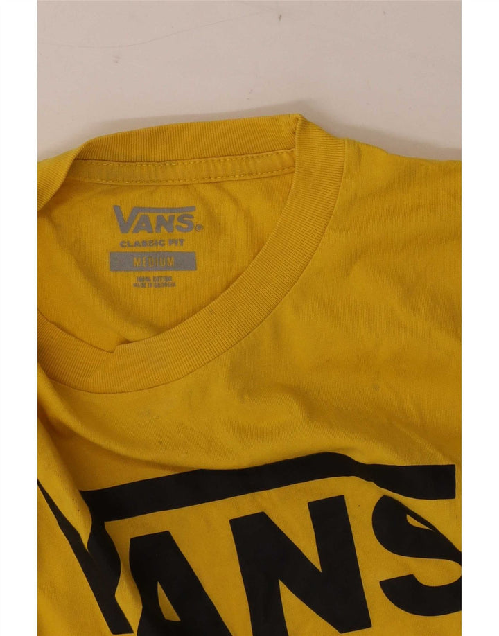 Vans Herren-T-Shirt mit klassischer Passform aus mittelgelber Baumwolle mit Grafik