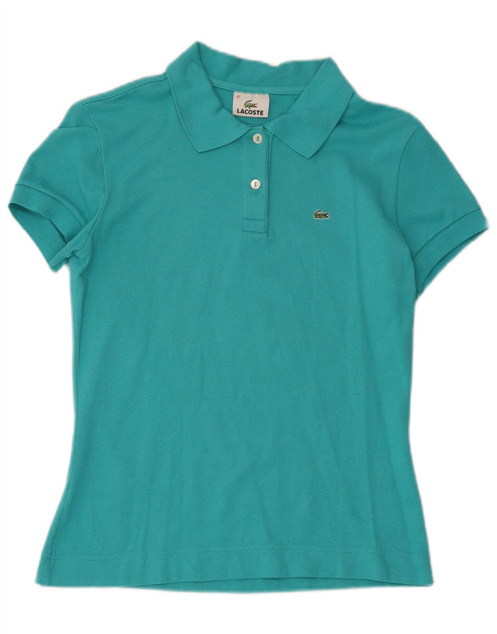 Lacoste Damen-Poloshirt, Größe 42, große blaue Baumwolle