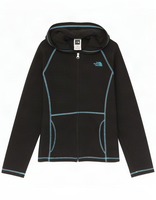 The North Face Mädchen-Fleecejacke mit Kapuze, 11–12 Jahre, Größe L, Schwarz, Polyester