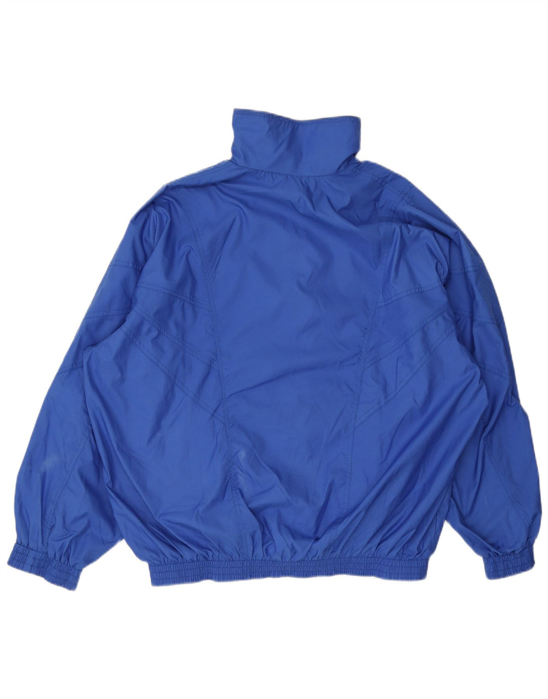 Ellesse Herren-Trainingsanzug-Top-Jacke UK 38 Mittelblaues Polyester
