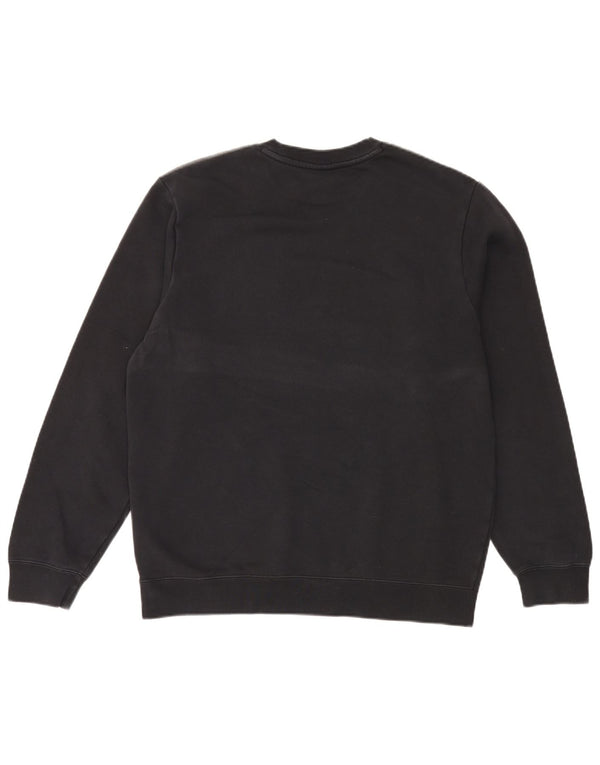 Nike Mens Graphic Sweatshirt Jumper Medium Black Colourblock Cotton