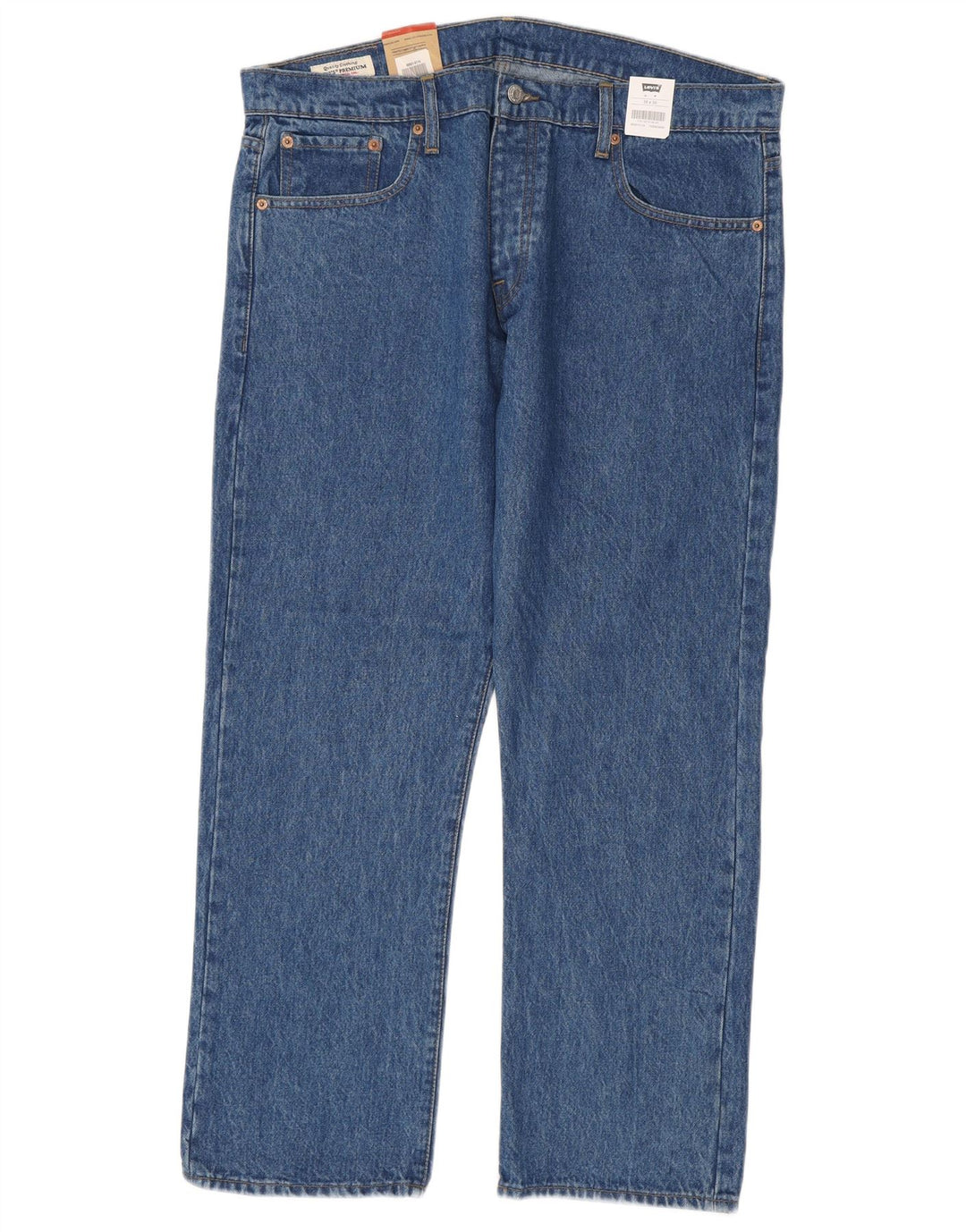 Levi's Herren 501 Straight Jeans W38 L30 Blaue Baumwolle