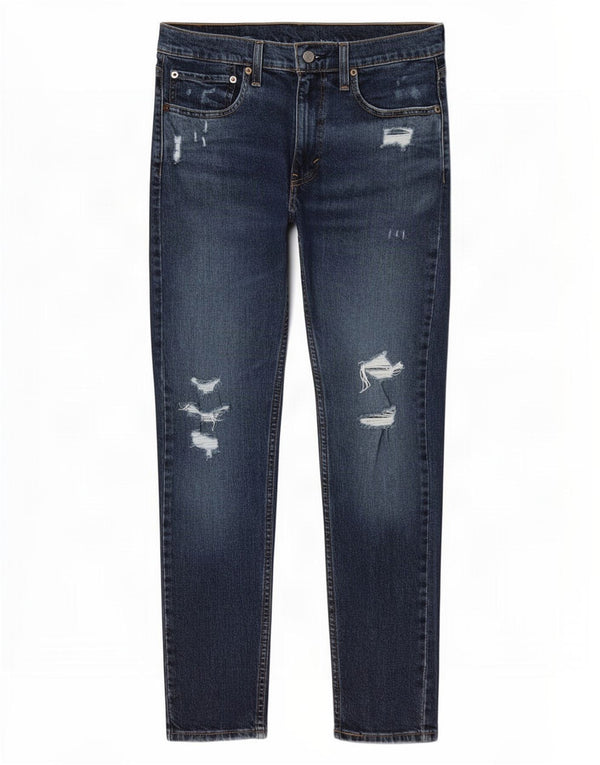Levi's Herren 519 Slim Jeans W32 L30 Marineblau Baumwolle