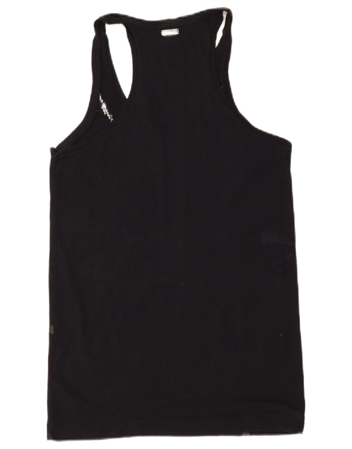 Diesel Damen Weste Top UK 10 Small Schwarz