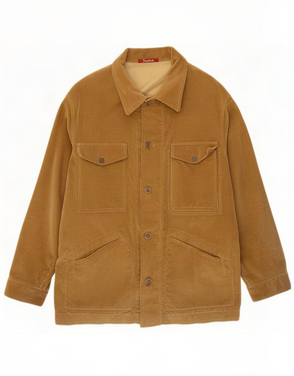 Braddock Mens Corduroy Jacket UK 38 Medium Beige Cotton