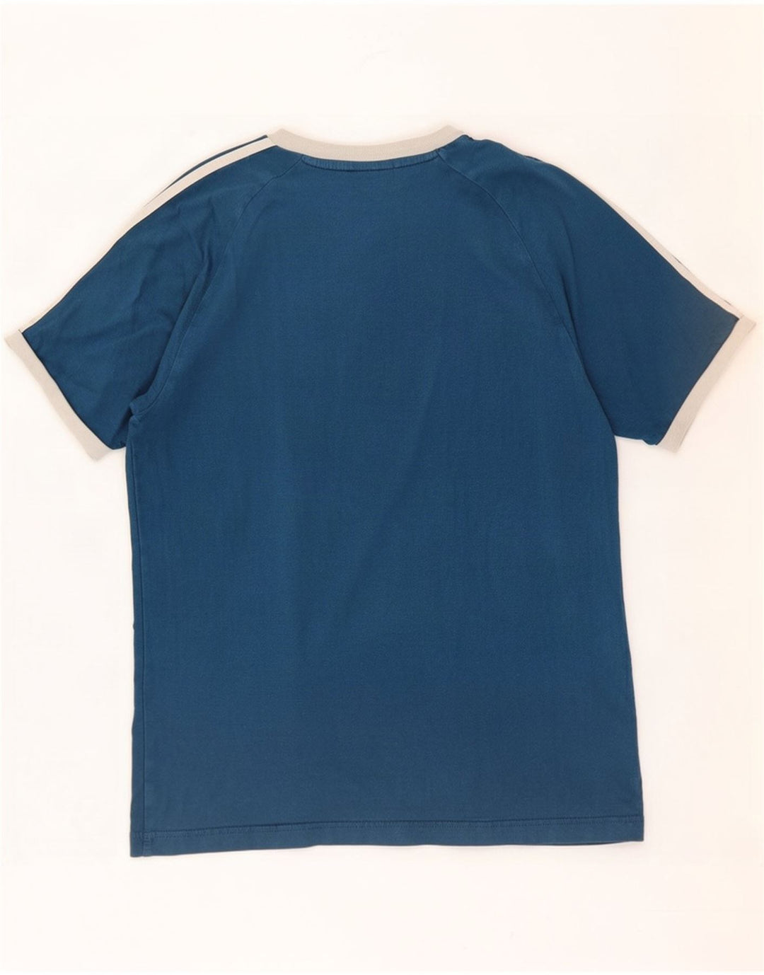 Adidas Herren T-Shirt Top mittelblaue Baumwolle