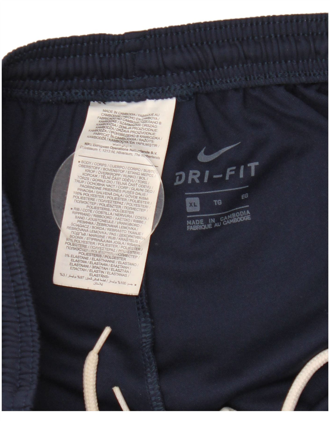 Nike Herren Dri Fit Graphic Trainingshose XL Marineblau Polyester