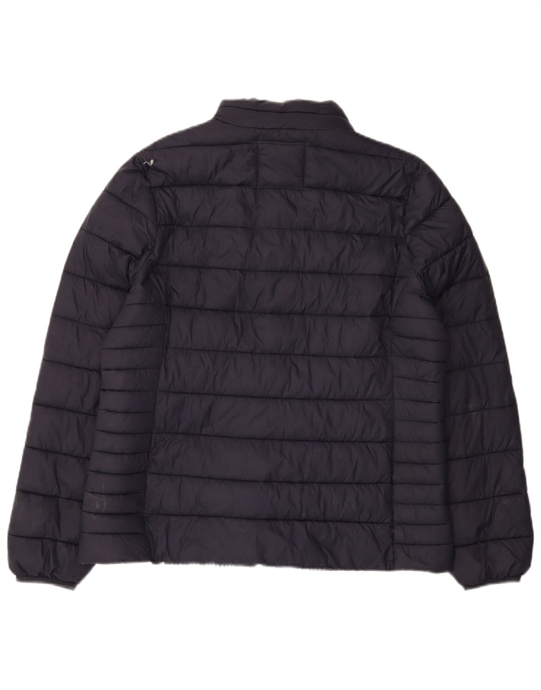 CREW CLOTHING Wattierte Damenjacke UK 16 Large Marineblaues Nylon