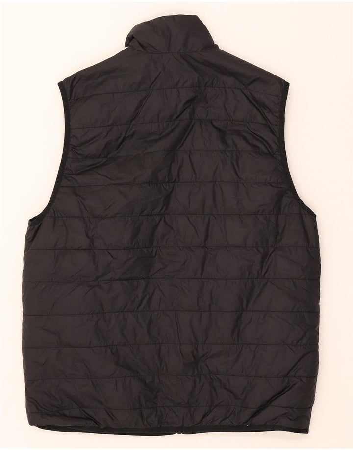 Adidas Herren Wattierte Weste UK 38 Medium Schwarz Polyamid